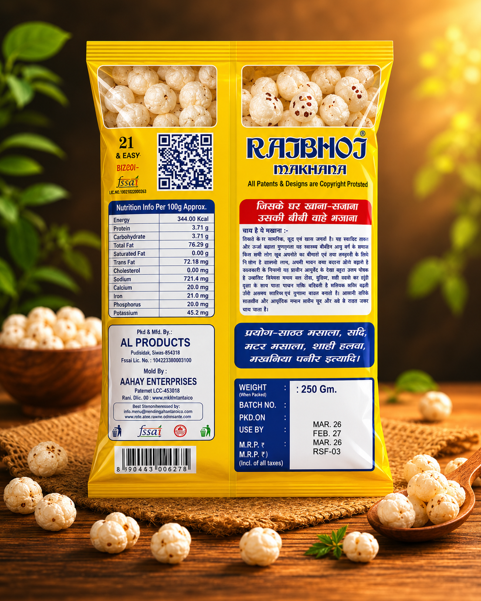 Raj Bhog Diamond Makhana(250 G)